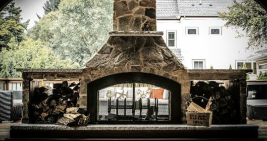 Outdoor Fireplace, Hanover, MA